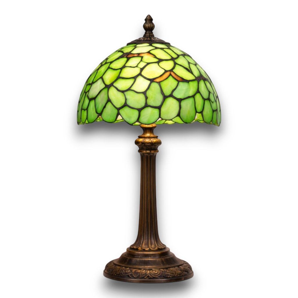 Lampe Tiffany Verte — détail design