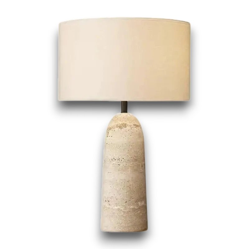 Lampe Travertin — vue arrière