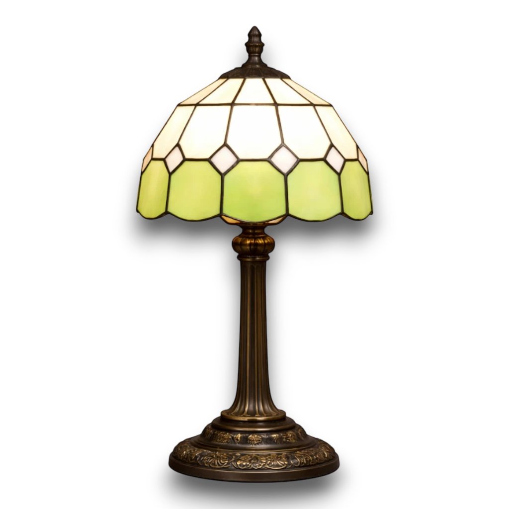 Lampe Tiffany Verte — détail design